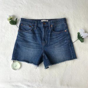 Madewell Medium Wash High-Rise Denim Shorts